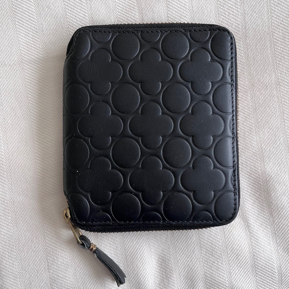 black comme des garcons wallet